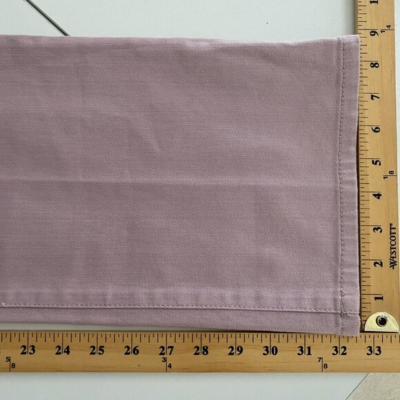 Ann Taylor Loft Original Boot Jeans Size 8 Pink Mid Rise Bootleg Stretch - Picture 10 of 11